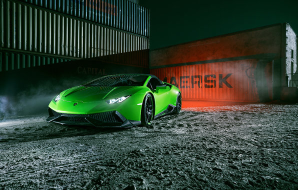 lamborghini huracan зелёный 1920 1080 фото