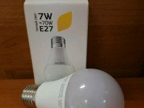 лампа gauss led elementary a60 12w e27 4100k фото
