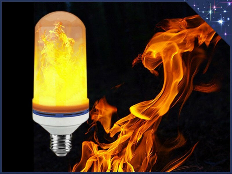 led лампочка с эффектом пламени фото