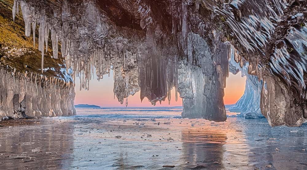 ледяные пещеры байкала фото