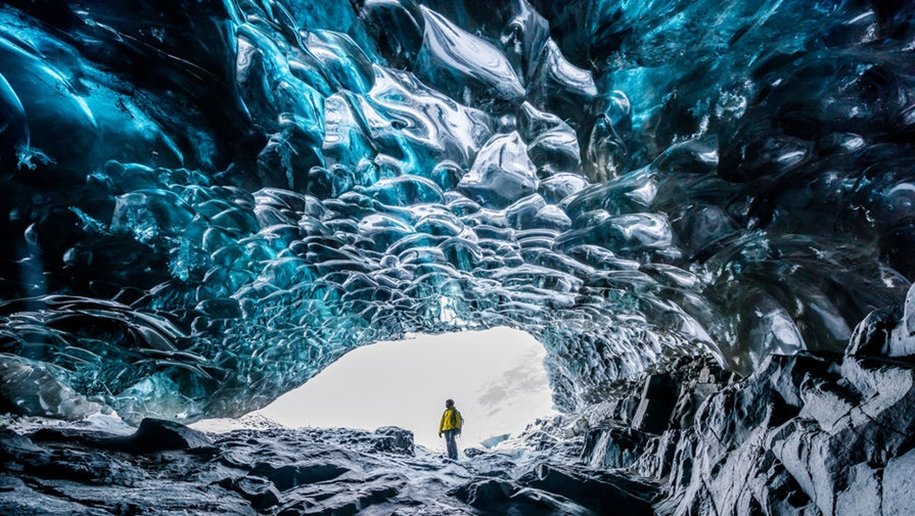 ледяные пещеры ватнайёкюдль, исландия фото