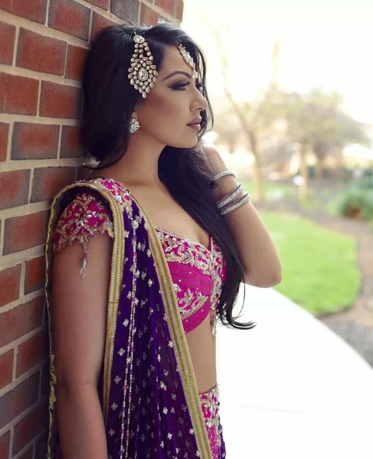 lehenga style saree фото