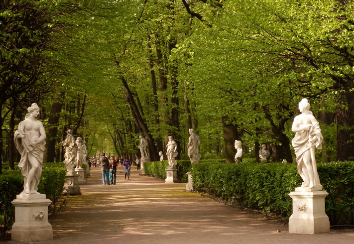 летний сад в санкт петербурге фото