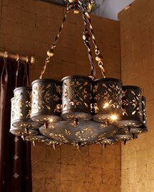 люстра из консервных банок фото