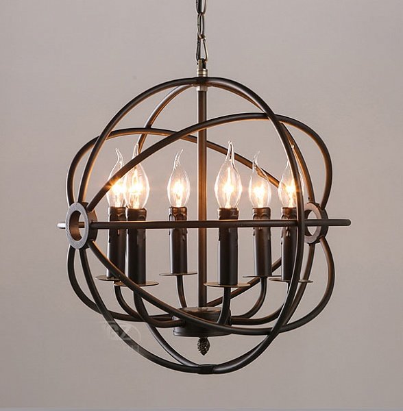 люстра лофт люстра iron orb chandelier фото