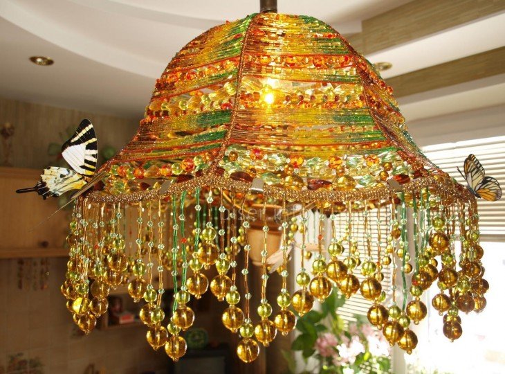 люстры из бисера своими руками фото