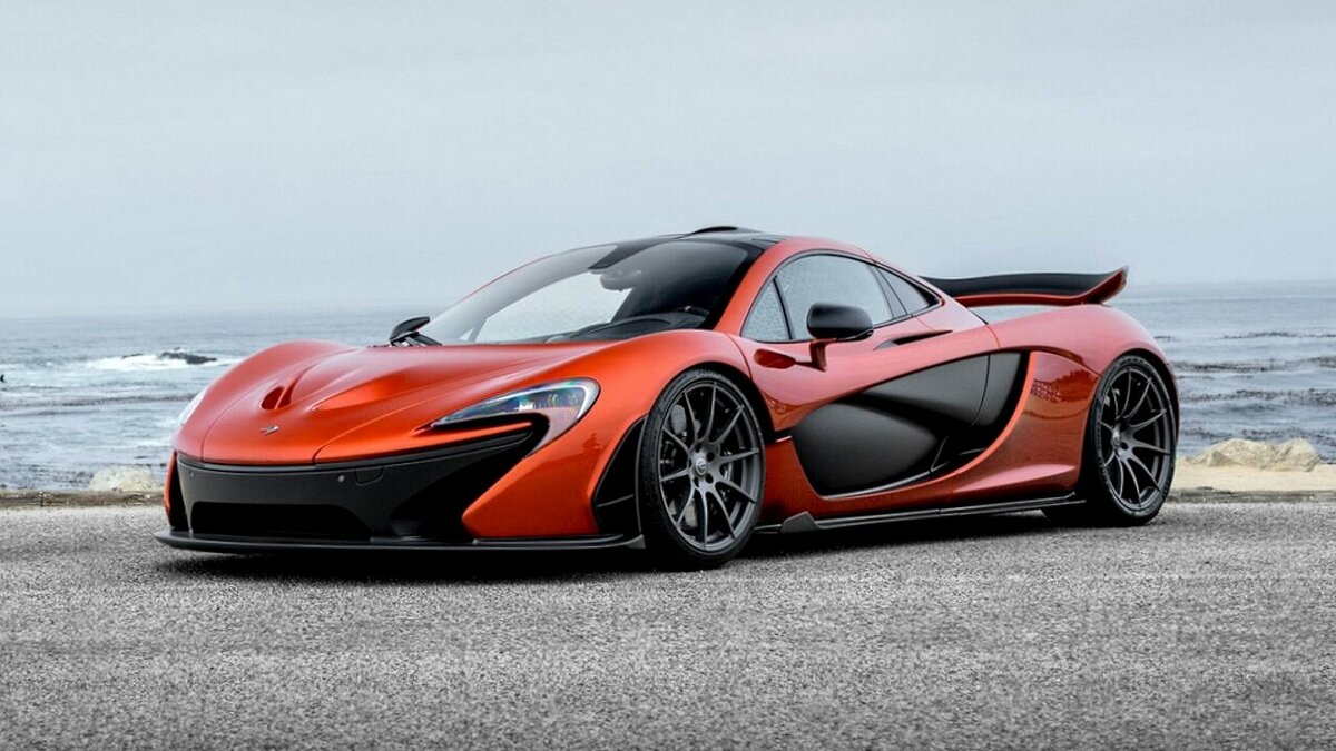 макларен p1 orange фото