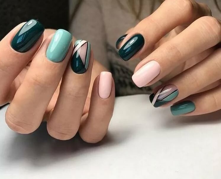 маникюр 2019 модные тенденции на короткие ногти весна фото