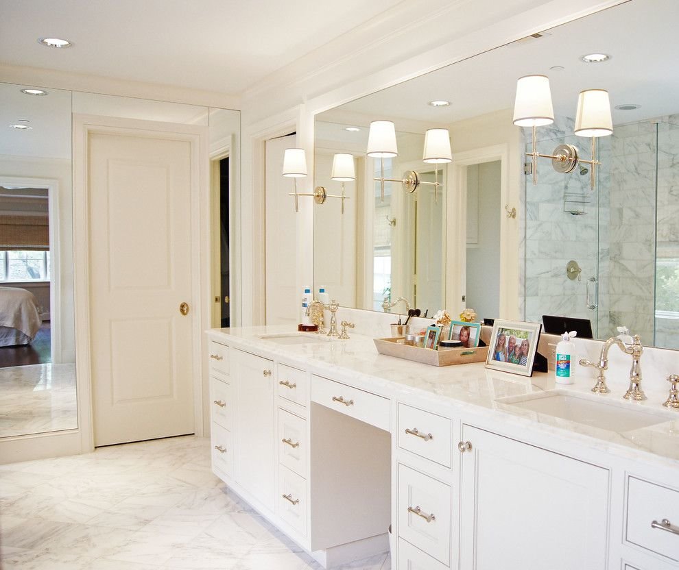marble bathroom lighting фото