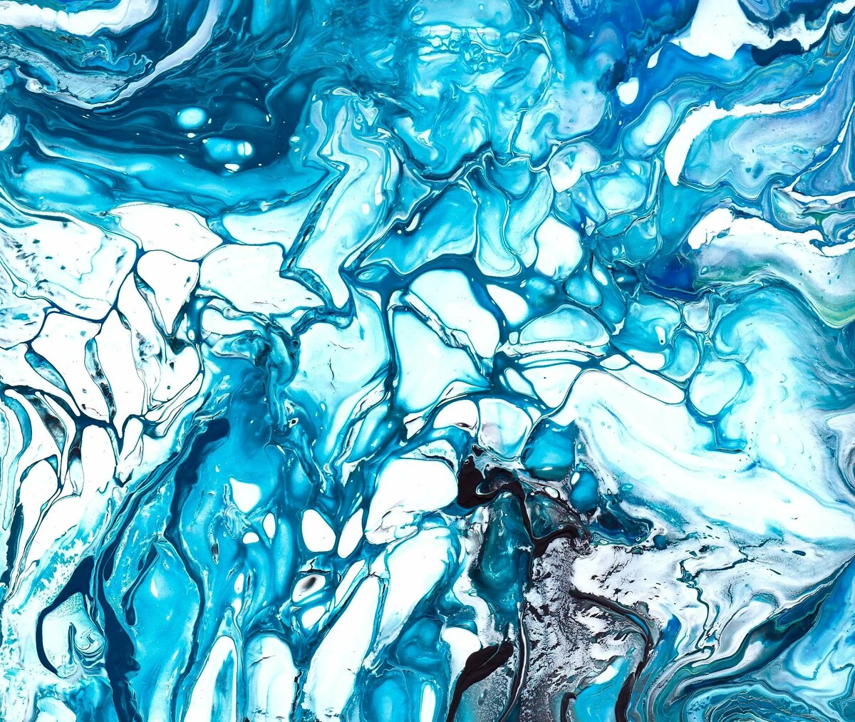 marbled turquoise abstract фото