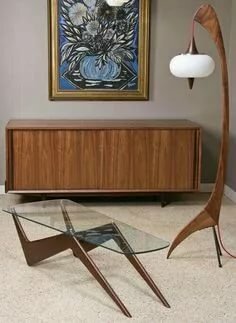 mid century modern furniture table фото