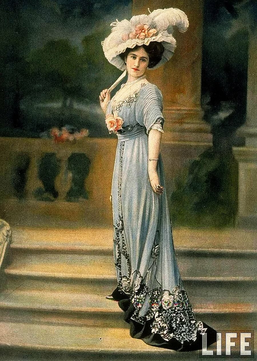 мода  эдварианская эпоха 1900 фото
