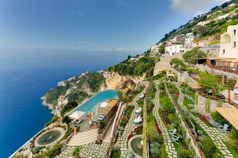 monastero santa rosa, амальфи, италия фото