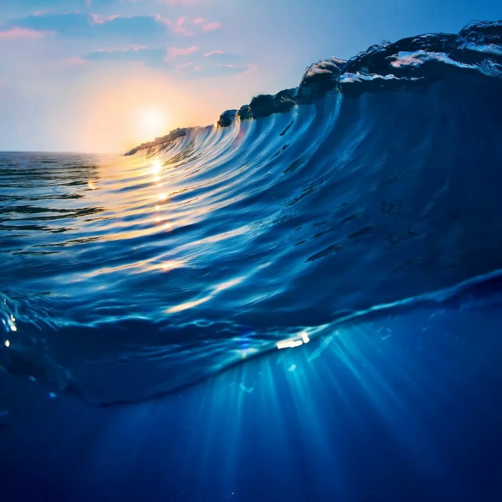 море волны вода фото