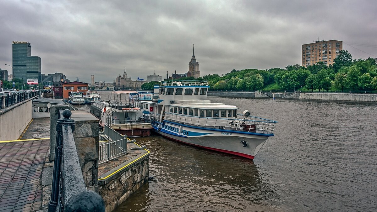 москва река хамовники фото