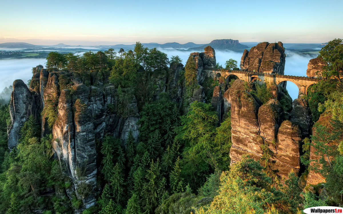 мост бастай саксонская швейцария фото