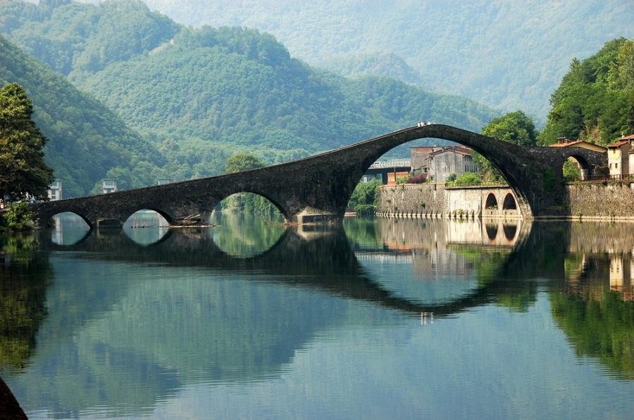 мост ponte della maddalena фото