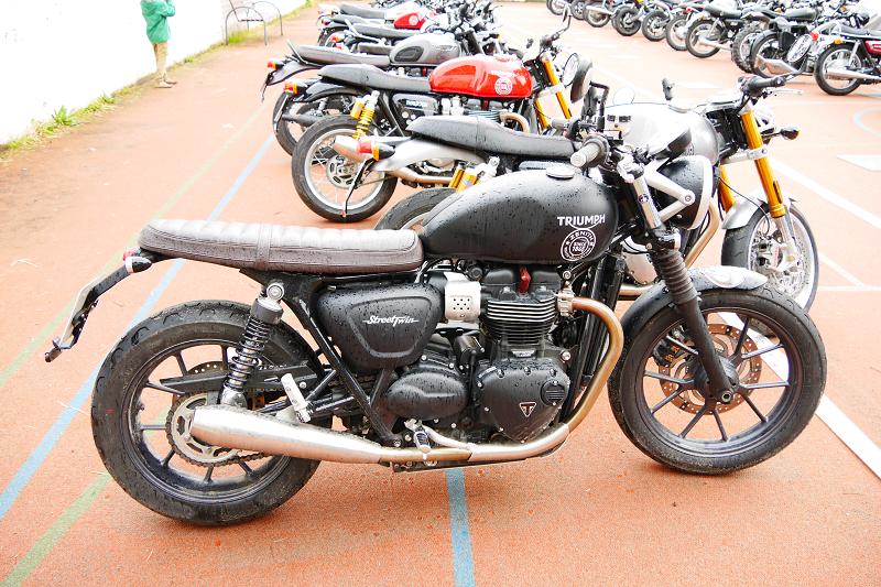 мотоцикл triumph street cup custom фото