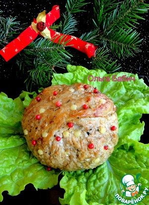 мясной шар новогодний фото