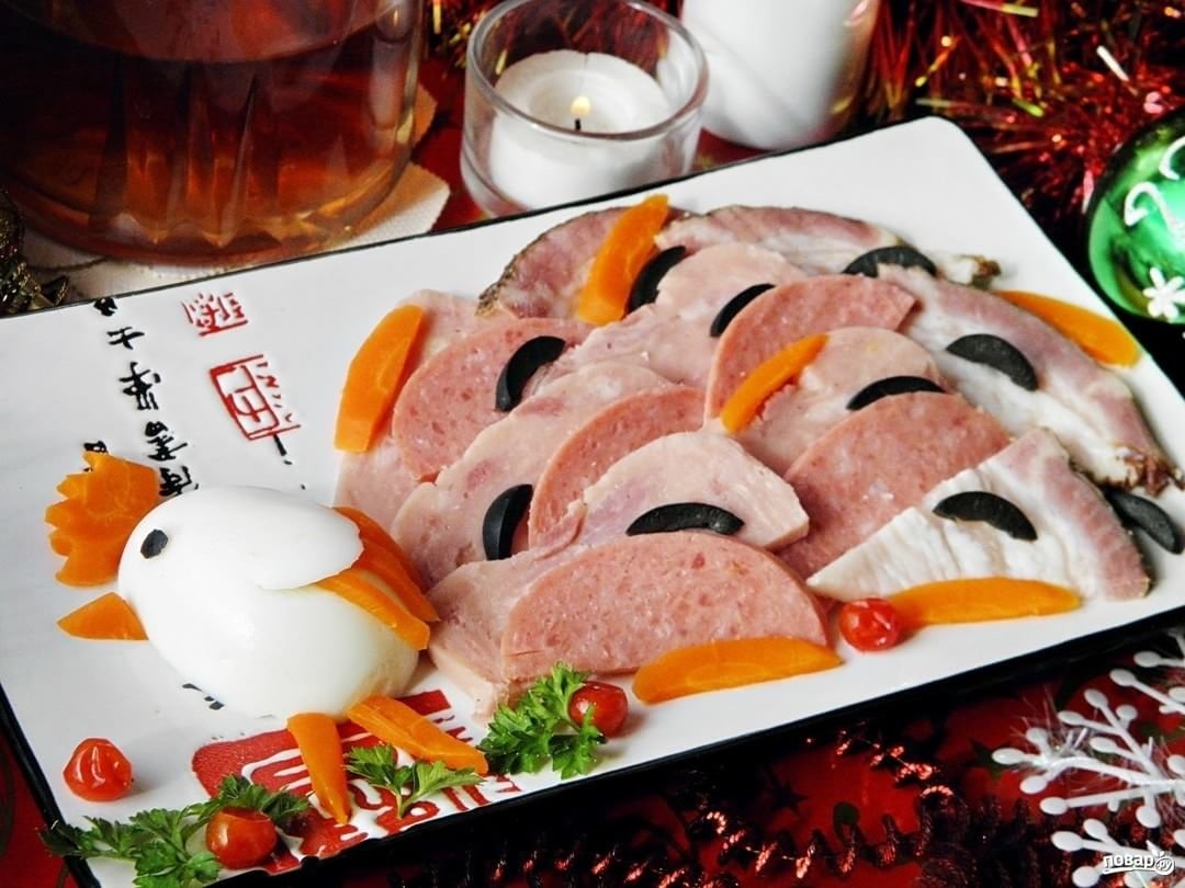 мясные закуски на стол фото