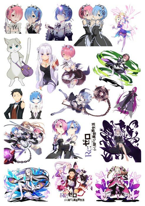 наклейки re zero фото