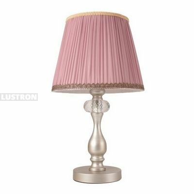 настольная лампа crystal lux alegria lg1 silver-brown фото
