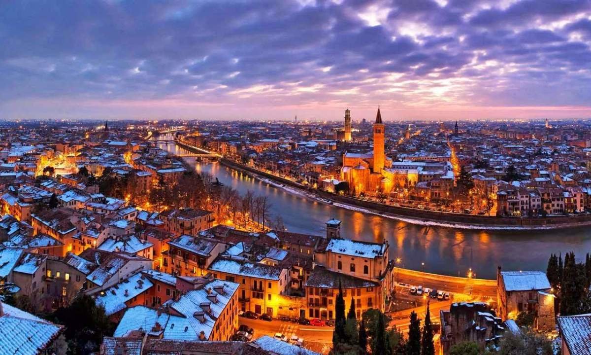 ночная верона фото