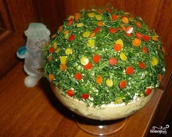 новогодние салаты фото
