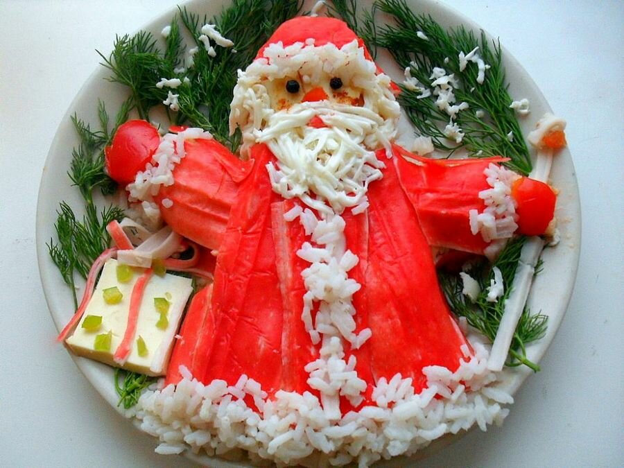 новогодние салаты фото