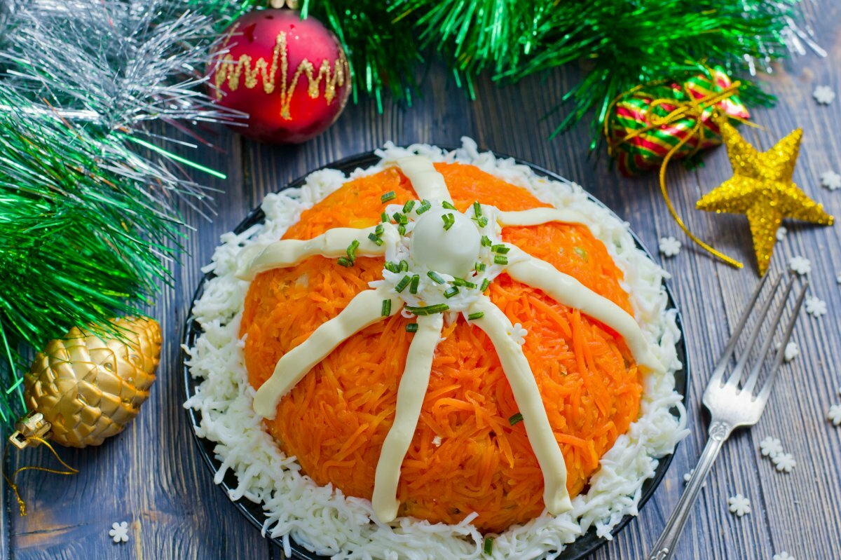 новогодние салаты фото