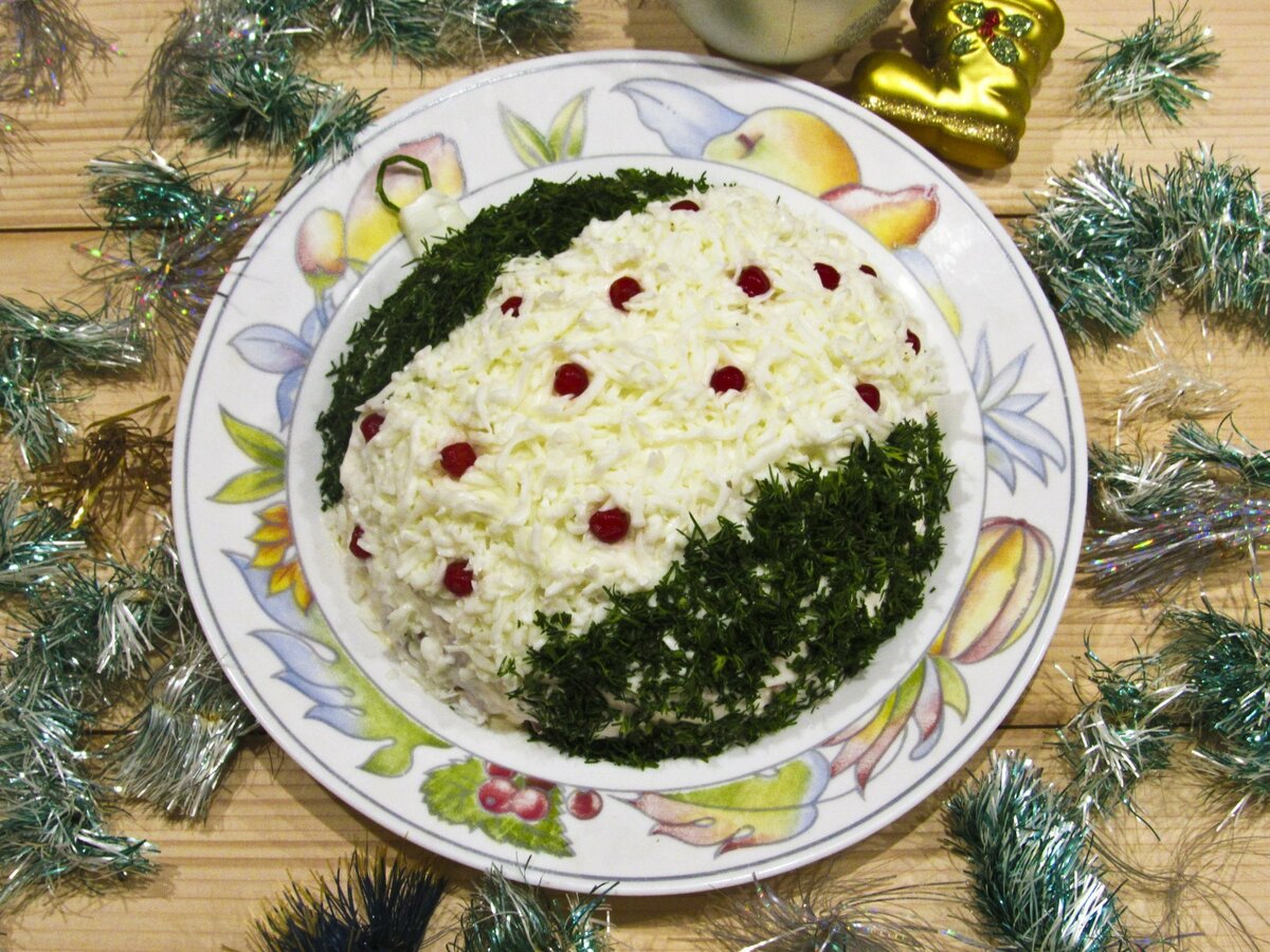 новогодние салаты фото