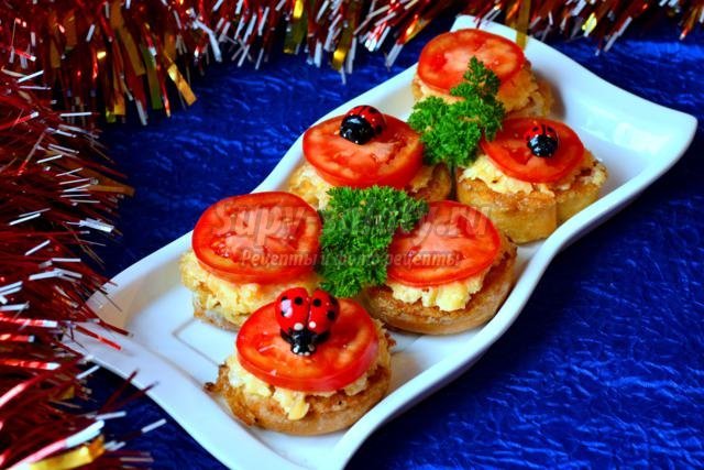 новогодние закуски фото