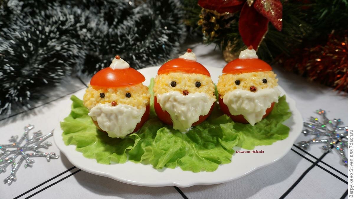 новогодние закуски фото
