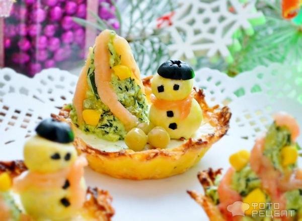 новогодние закуски фото