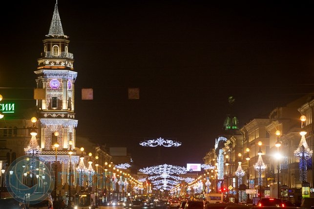 новогодний петербург фото