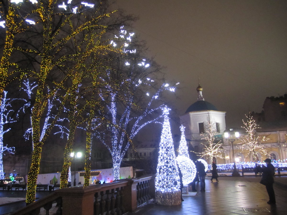 новогодняя москва пушкинская площадь фото