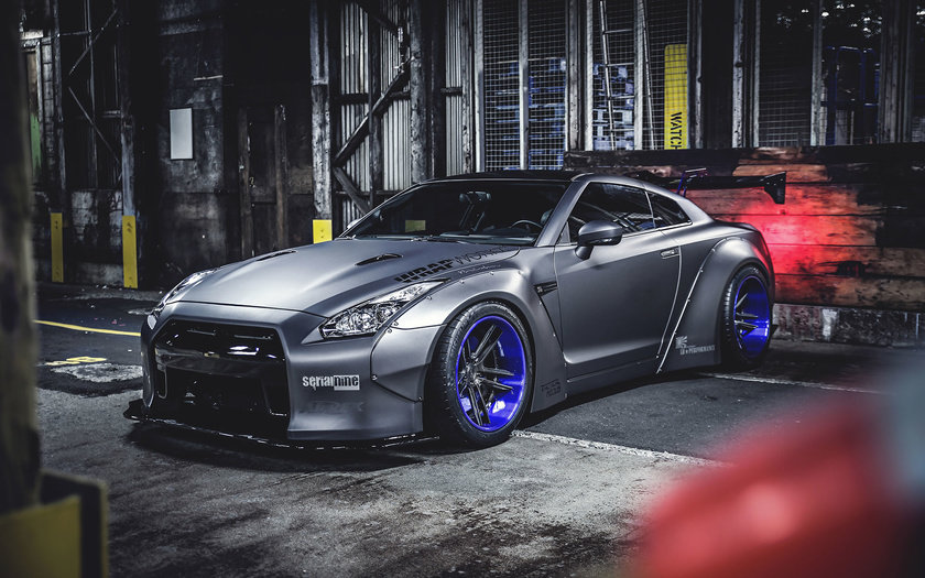 обои nissan gtr 35 liberty walk фото