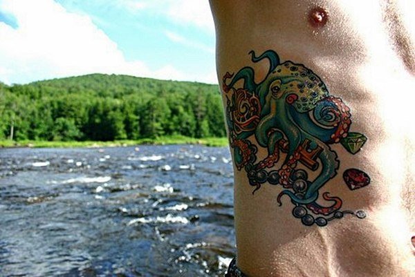 octopus tattoo new school фото