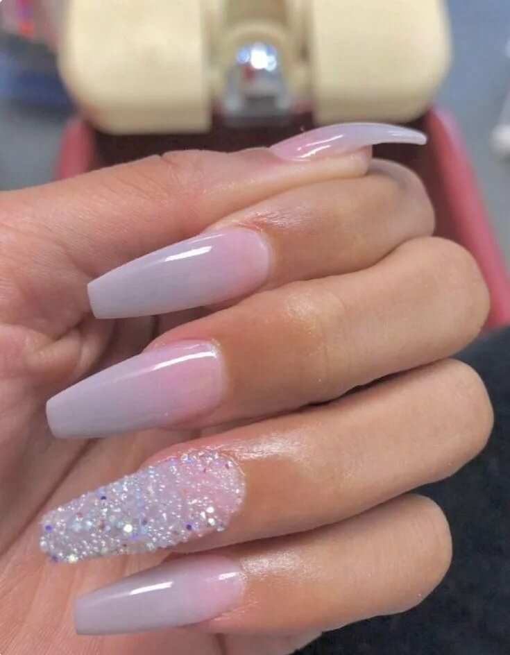 ombre nails acrylic pink french manicures фото