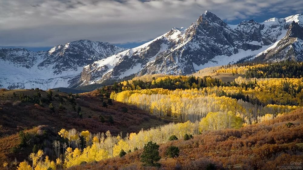 осень горы пейзаж фото