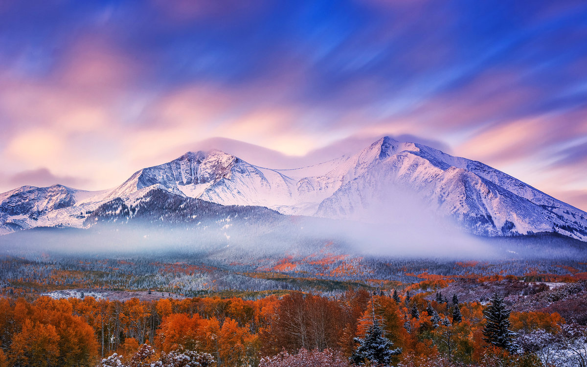 осень в горах фото