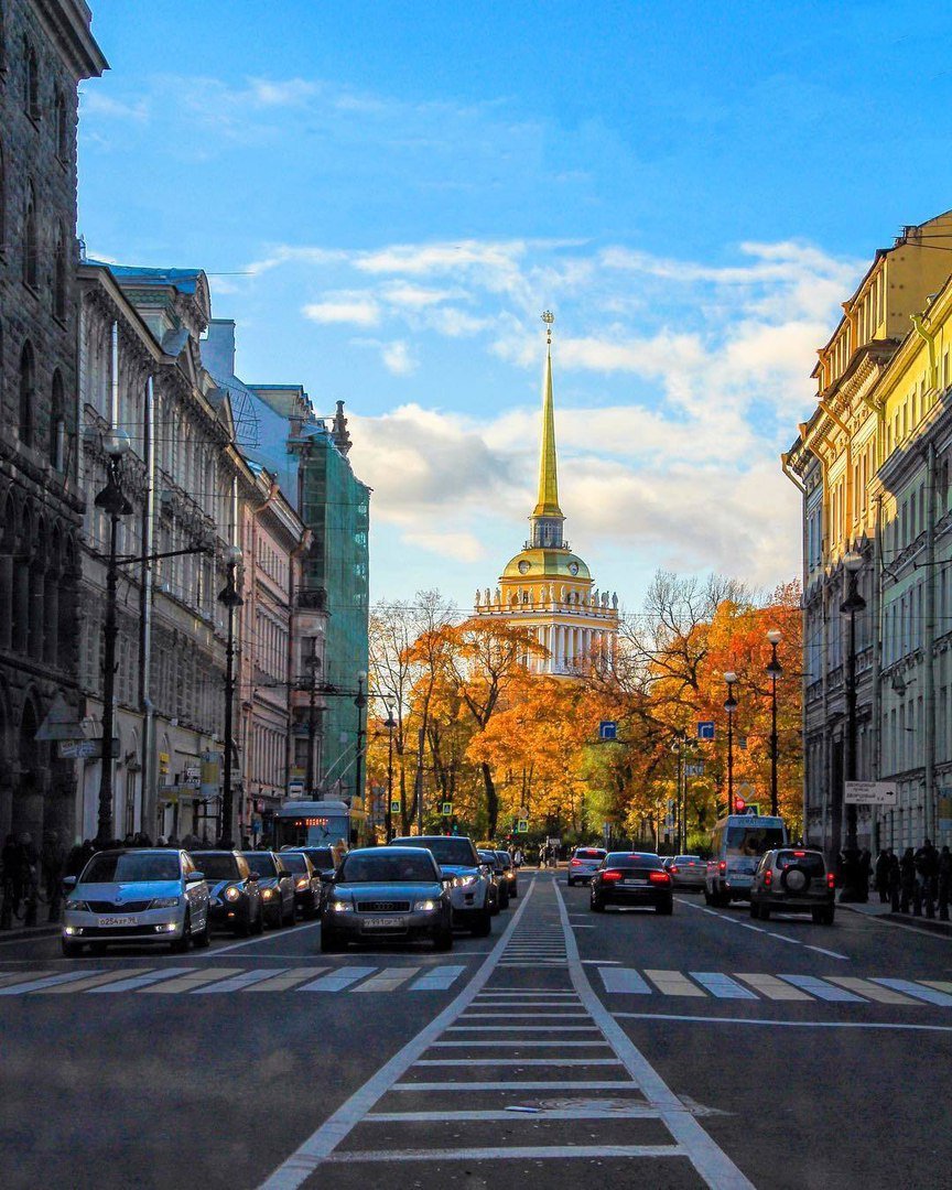 осень в питере фото