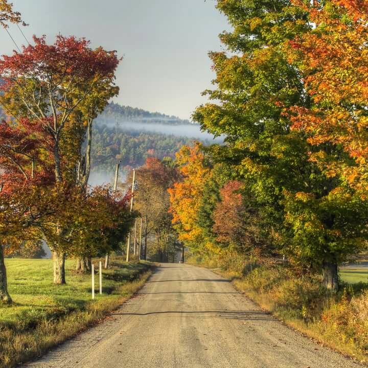 осень в штате вермонт фото