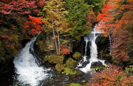 осенний водопад картинки фото