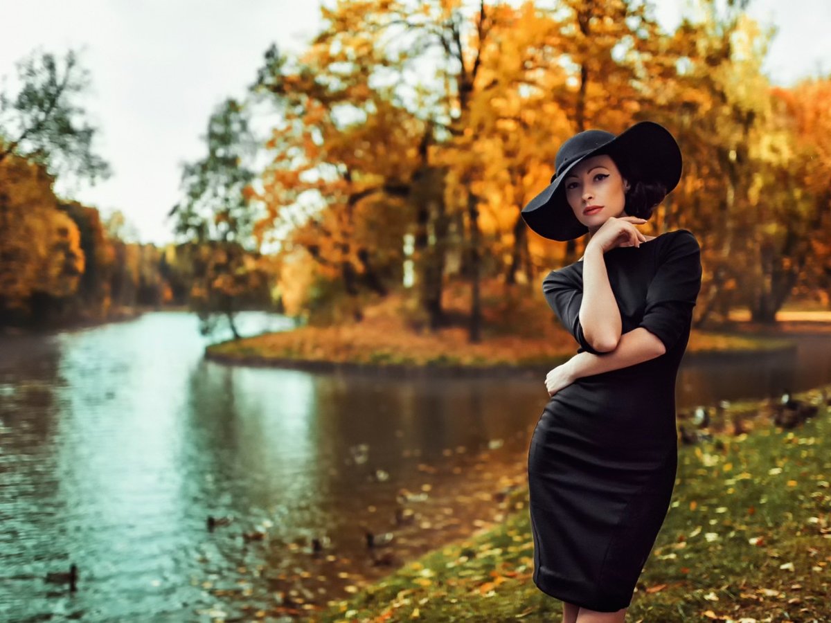осенняя фотосессия девушки фото