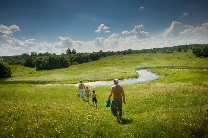 отдых в деревне картинки фото