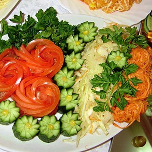 овощная нарезка фото