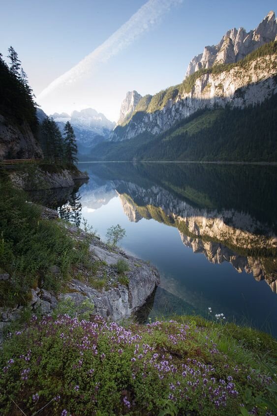 озеро гозау австрия фото