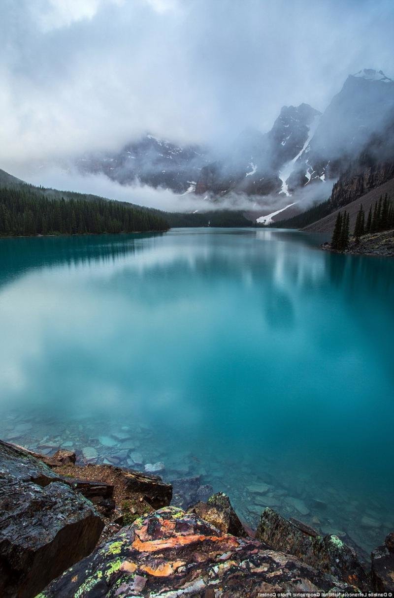 озеро морейн, канада фото