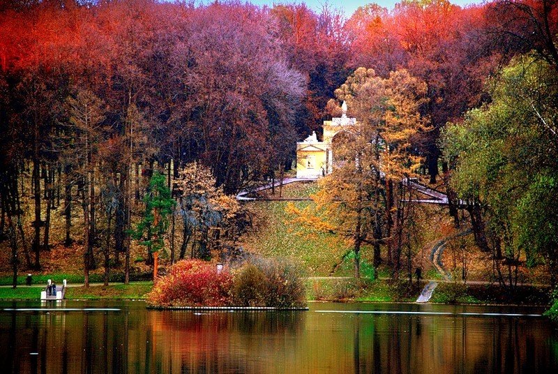 парк царицыно осень фото